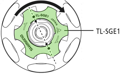 Herramienta de ajuste shimano tl-sge1 para alfine di2