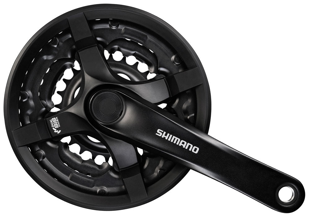 Shimano Crankkel Tourney CG Triple 24-34-42 175mm ZW. -4 mm