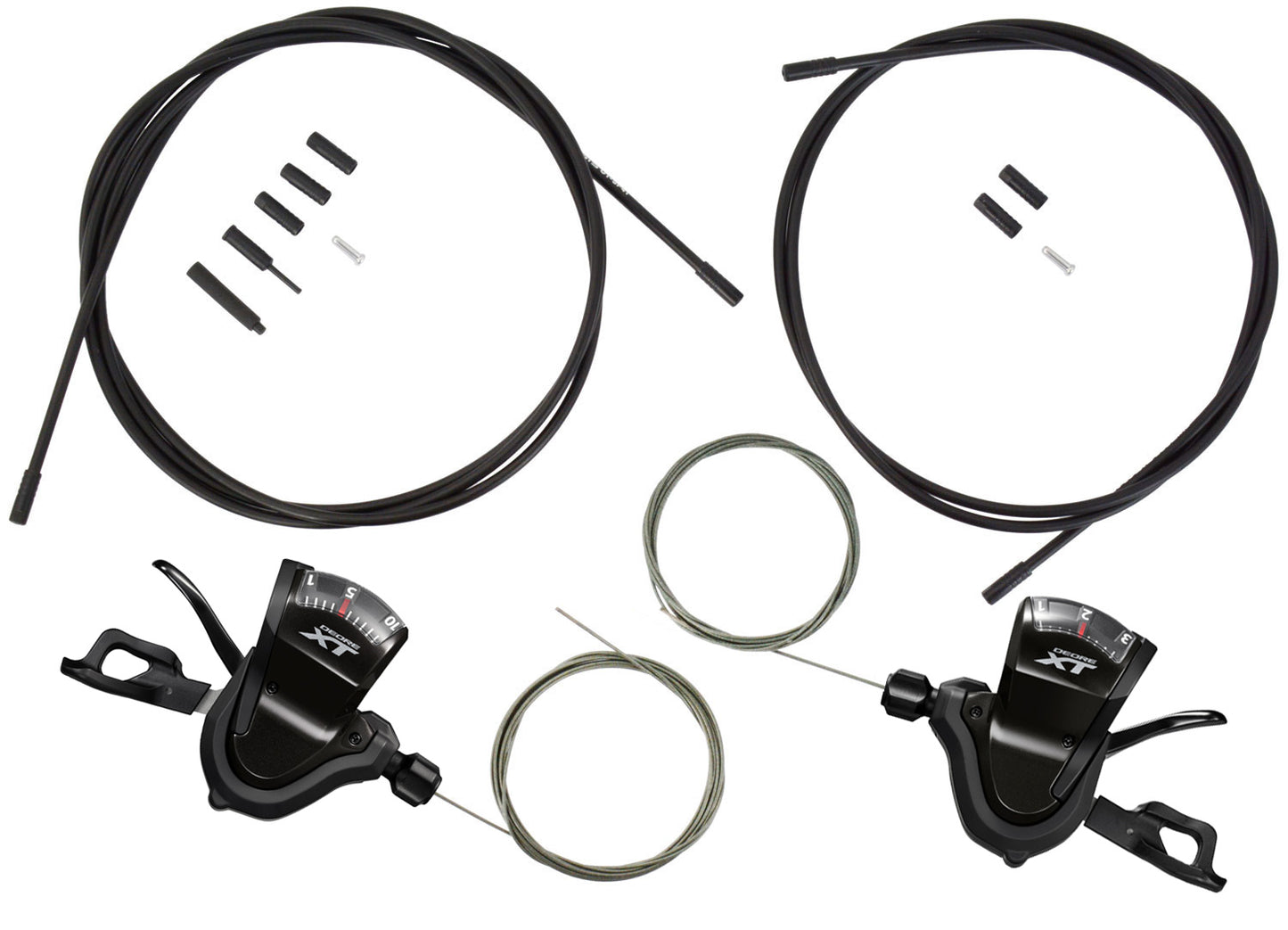 Set leve cambio da trekking Shimano XT SL-T8000 3x10 velocità