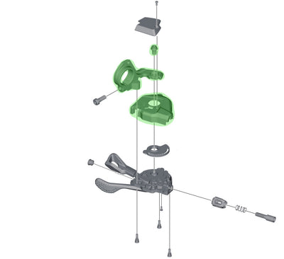 Unidad tapa base Shimano sl-m8000 sin intermitente izquierdo