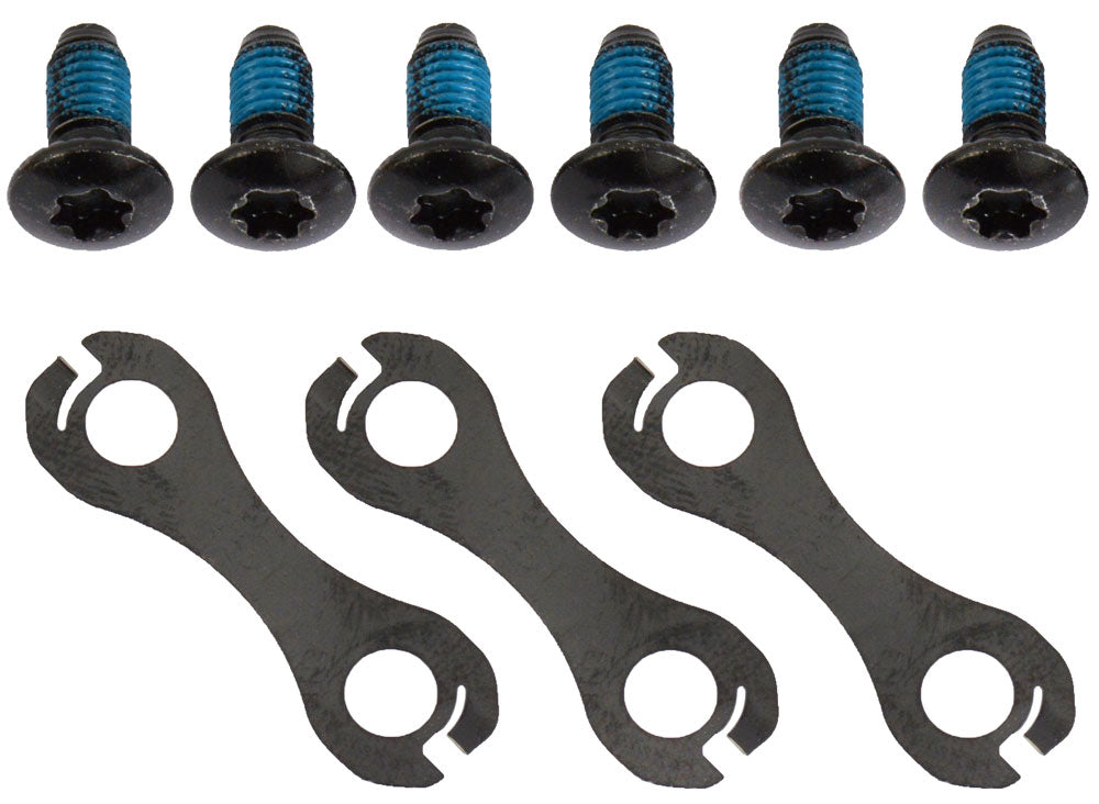 Conjunto de pernos de disco de freno Shimano RT76 5x12 Torx Y8J298030