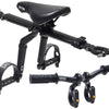 Kids ride shotgun pro mtb front child seat + handlebar set