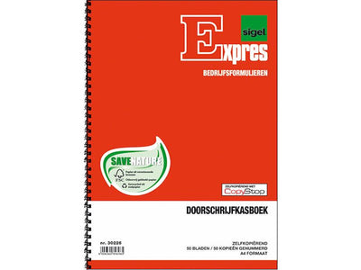 Libro de caja copia canguro a4 2x50bl + espiral