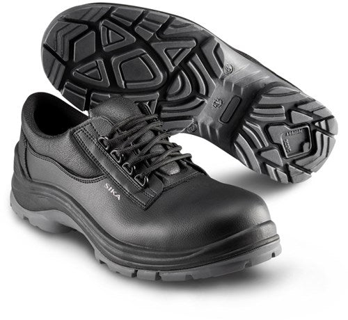 Sika beat low - s2 - veterschoen - 210 zwart | zwart | maat 43 - 5703617156003