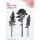 Nellie's choice • silhouet clear stempels 3 pinetrees