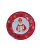 Sinterklaas borden karton rood ã˜23cm