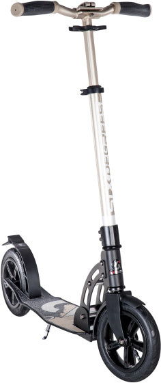 Sei gradi a 2 ruote a 2 ruote con pneumatici per pneumatici nero oro nero