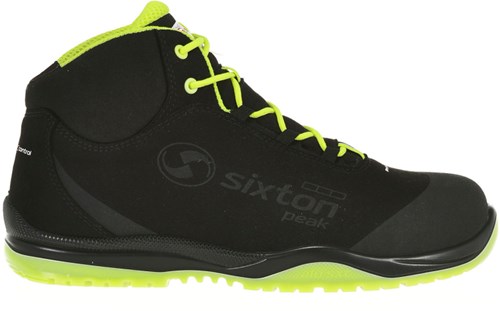 Sixton pico cubano alto 91370-00 s3 | negro amarillo | talla 42 - 8052086524200