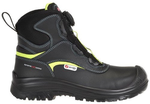 Boa enrollable Sixton Peak 81374-00 alta s3 + kn | negro amarillo | talla 43 - 00.091.130.43