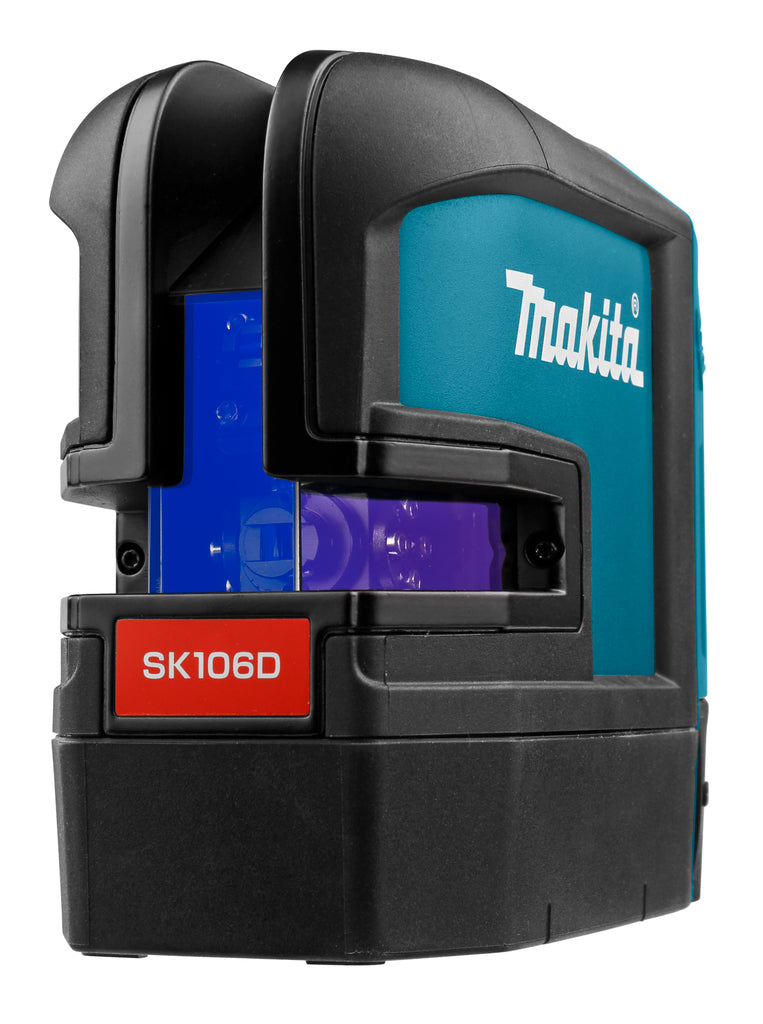 Makita sk106dz punto de línea cruzada láser rojo | sin pilas ni cargador, en caja con bolsa
