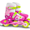 Skids Controlla pattini in linea rosa dimensioni rosa 27-30