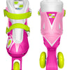 Skids Controlla pattini in linea rosa dimensioni rosa 27-30