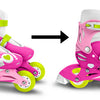 Skids Controlla pattini in linea rosa dimensioni rosa 27-30