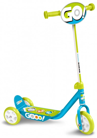 Skids Control Gooo! 3 ruote KindeSTep Vrijloop blauw verde