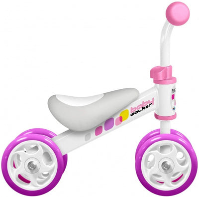 Loopfiets Junior Wit Roze