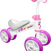 Loopfiets Junior Wit Roze