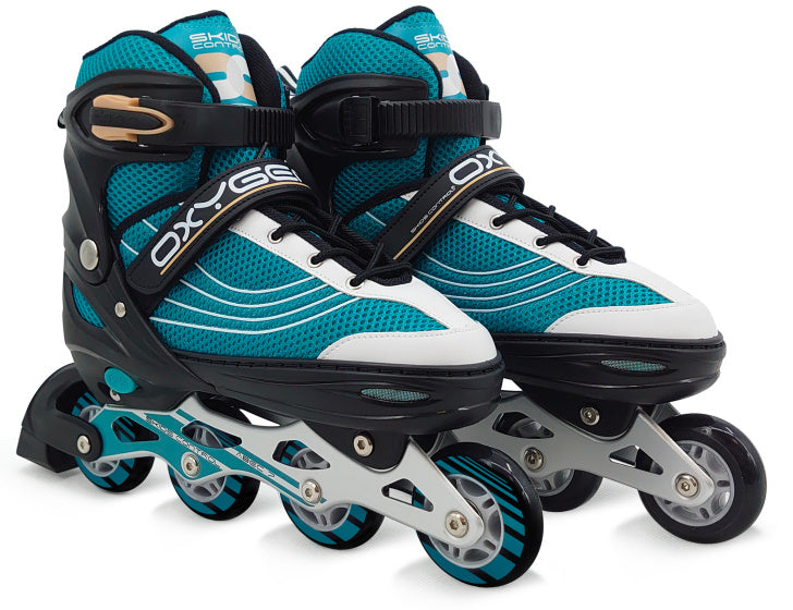 Skids Control-Oxygen Inline Skates Semi-Softboat Regolabile Dimensioni 42-45