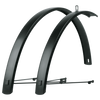 Sks spatbordset 28 (622) edge al 46mm aluminium zwart