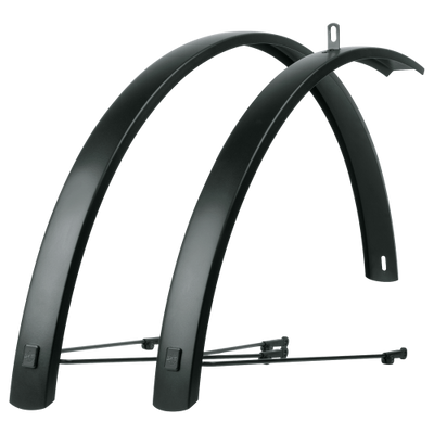 Sks spatbordset 28 (622) edge al 46mm aluminium zwart
