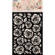 Studio light • a cat's secret mask stencil rose pattern