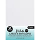 Studio light • consumables cards envelopes white a6