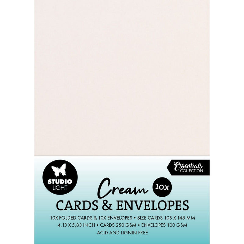 Studio light • consumabili cartoline buste crema a6