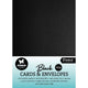 Studio light • consumables cards envelopes black a6