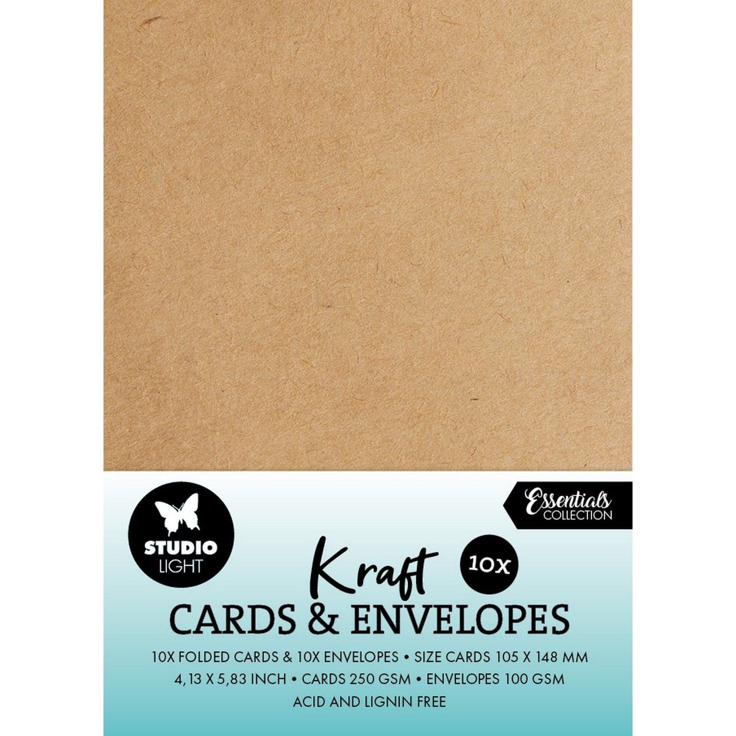 Studio light • consumabili cartoline buste kraft a6