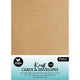 Studio light • cartoline buste kraft 12,70x17,78cm