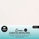 Studio light • cards envelopes creme 15,24x15,24cm