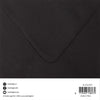 Studio light • cards envelopes black 15,24x15,24cm