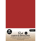 Studio light • consumables cards envelopes christmas red