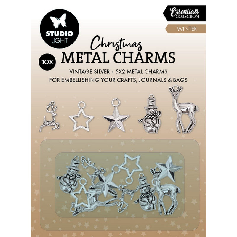 Studio light • essentials metal charms winter elements