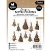 Studio light • essentials metal charms christmas trees