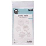 Studio light • paper flowers 25pcs white - afbeelding 2