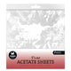Studio light • essentials acetate sheet snowy town, pine verses