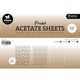 Studio light • essentials acetate sheet snowflakes silver