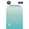 Studio light • essentials acrylic stamping block for clear and cling stamps with grid