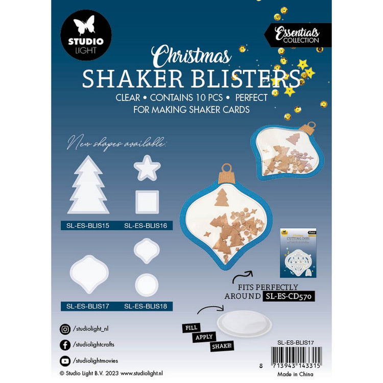 Studio light • essentials shaker blisters christmas ball