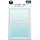 Studio light • essentials cutting die torn edge cardshape rectangle