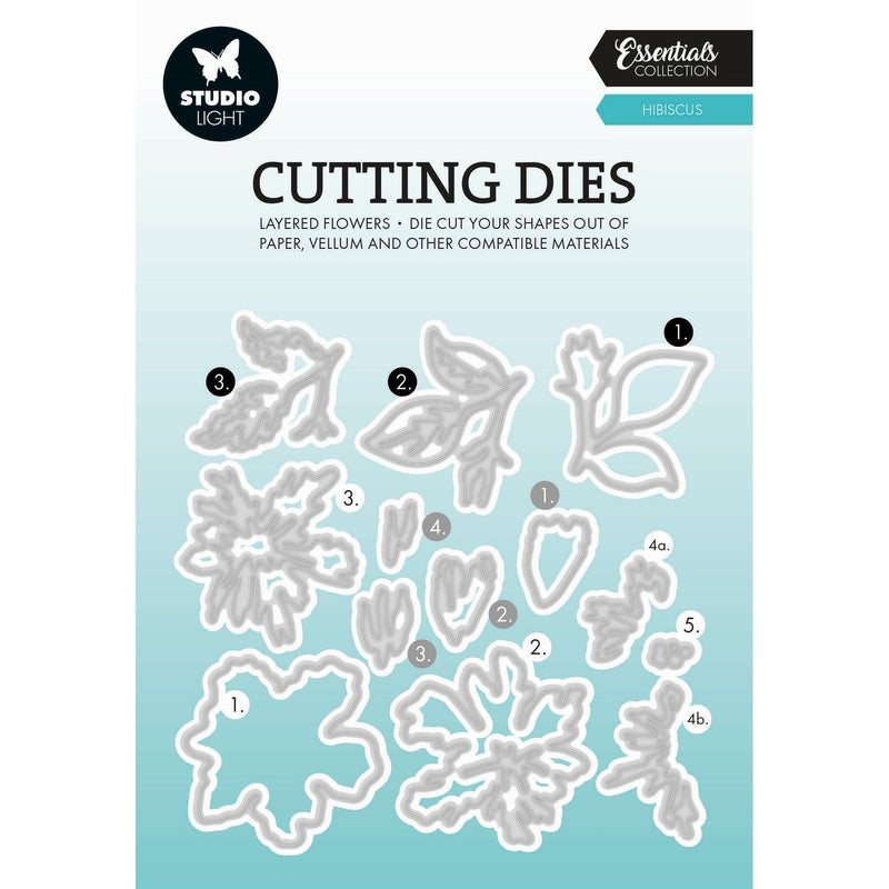 Studio light • essentials cutting dies layered - hibiscus