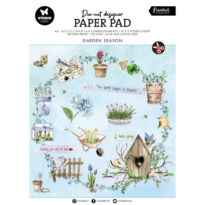 Studio light • essentials die-cut paper pad garden season