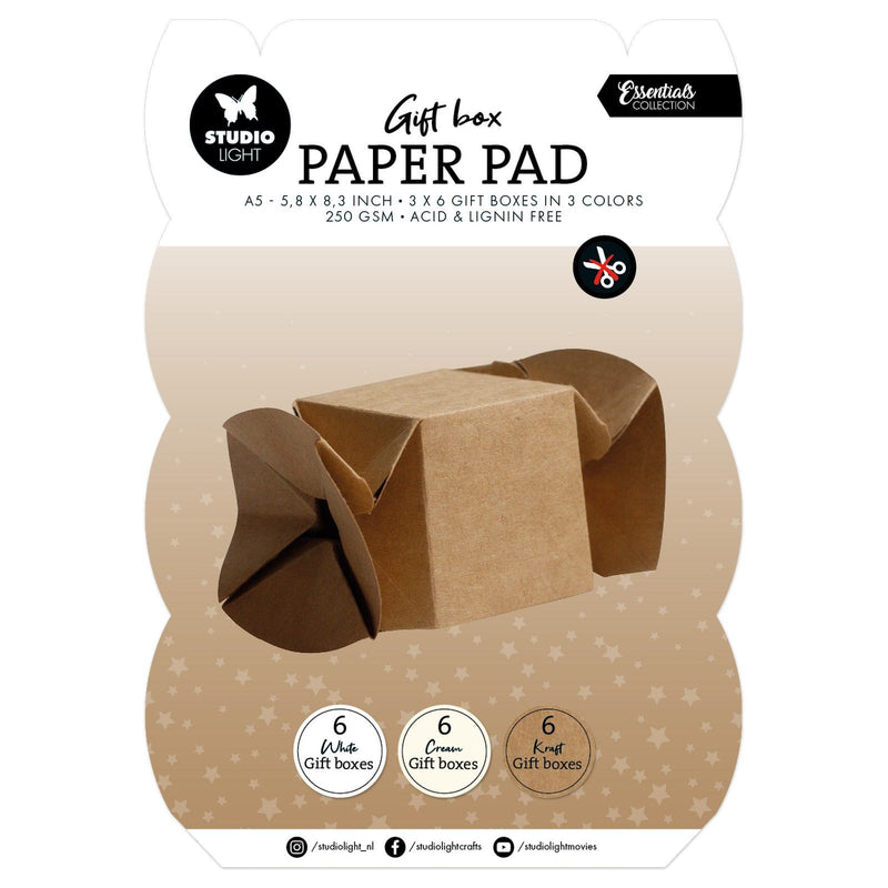 Luz de estudio • caja de regalo esencial almohadilla de papel caja de dulces