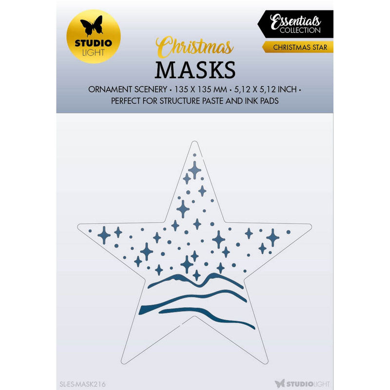 Luce da studio • maschera essenziale stella di natale