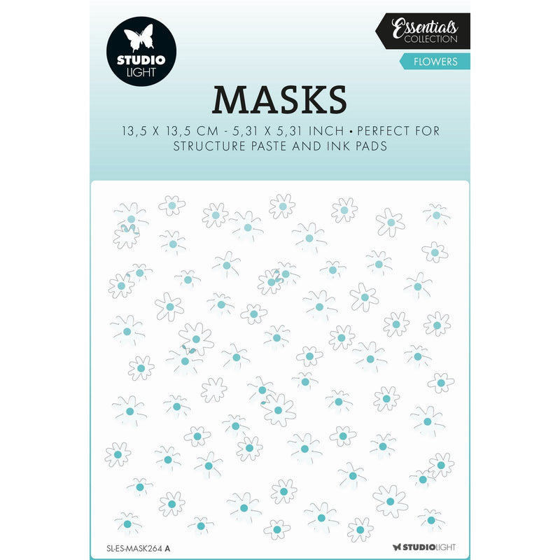 Luce da studio • fiori stencil maschera essenziale