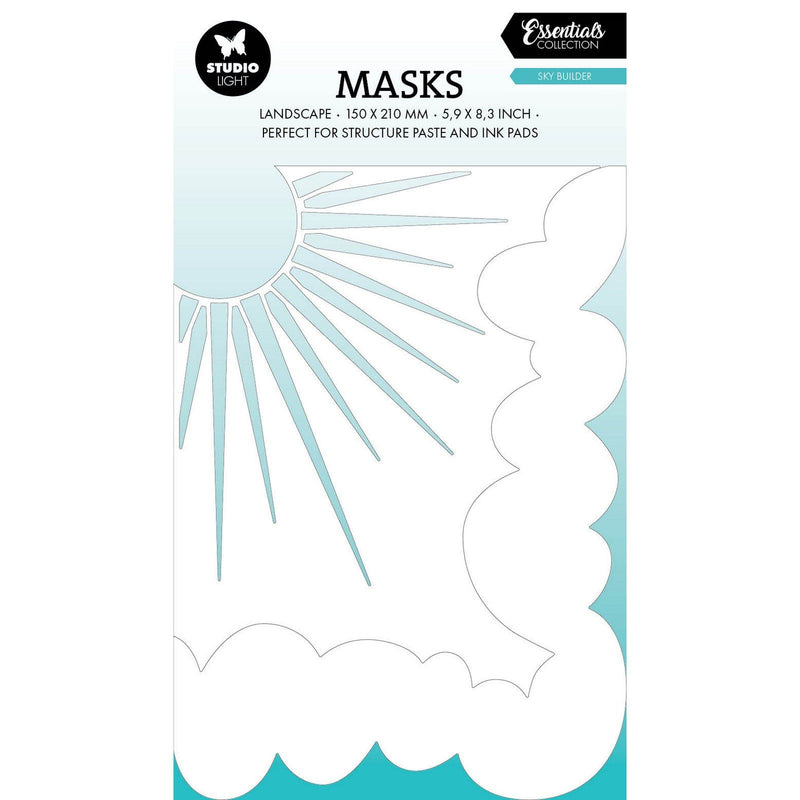 Luce da studio • costruttore di maschere stencil essenziali per il cielo