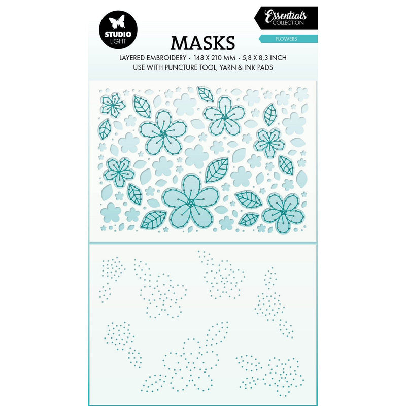 Luce da studio • fiori essenziali per maschera per foratura