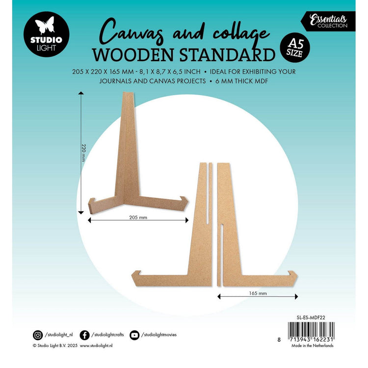 Luz de estudio • soporte de lona para diario Essentials mdf a5