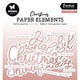 Studio light • essentials paper elements rosegold sentiments