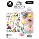 Studio light • essentials paper elements fluttering flowers